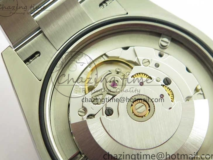 0103 FashionForward Oyster Perpetual 41mm 124300 ROF 1:1 Best Edition 904L Steel Dark Blue Dial on SS Bracelet A 2666